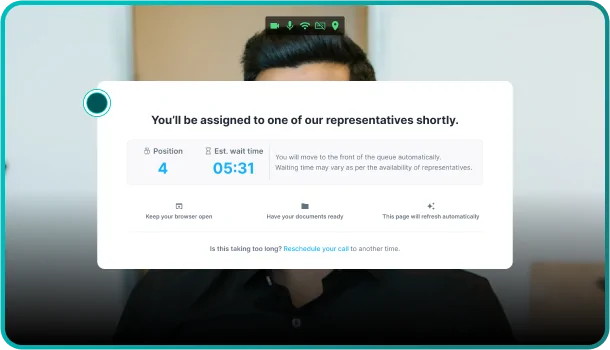 In-built queue and scheduling